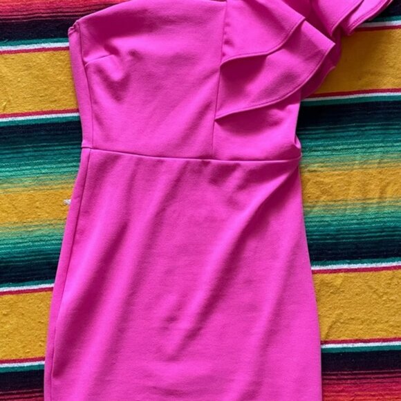 Hot Pink Dress - Picture 3 of 3